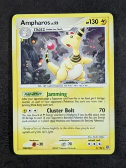 2007 Pokemon AMPHAROS #1/132 Secret Wonders Cosmos Holo Rare English - Image 1