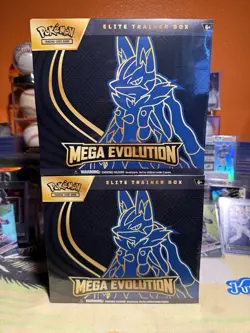 Pokemon TCG 2 Mega Evolution Elite Trainer Box ETB Lucario - Factory Sealed New - Image 1
