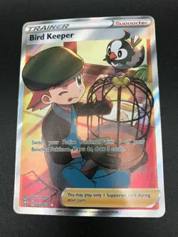 Bird Keeper FULL ART ULTRA RARE 066/072 SWSH Shining Fates Pokemon NM 2021 - Image 1