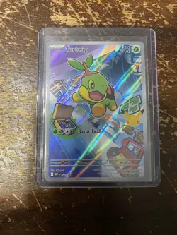 Pokemon TCG - Turtwig 040 Me: Mega Evolution Promo Holo First Partner HTF NEW - Image 1