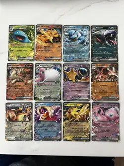 Pokemon S&V 151 EX Lot - All 12 including Venusaur, Charizard and Blastoise - NM - Image 1