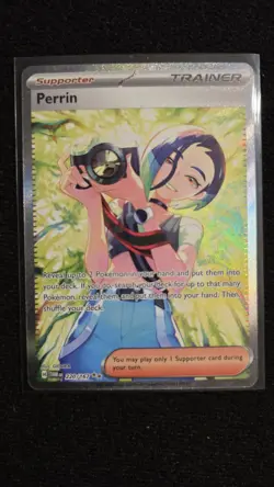Pokemon Perrin 220/167 - Twilight Masquerade Trainer SIR EXTREMELY MINT NM+ - Image 1
