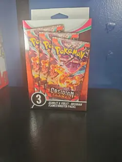 Pokemon TCG Scarlet & Violet Obsidian Flames Booster Packs-3 - Image 1