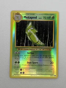 Metapod Reverse Holo 4/108 XY - Evolutions Pokemon TCG NM - Image 1