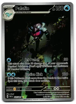 Palafin 225/091 - 🌊 Paldean Fates Illustration Rare Pokemon TCG 🖤 - LP - Image 1