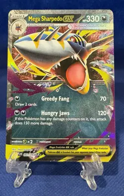 Pokemon Mega Sharpedo ex 061/094 ME02: Phantasmal Flames - Image 1