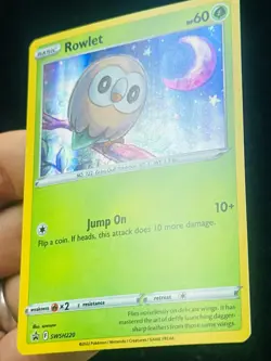 Rowlet SWSH220 - Black Star Promo - Owl Moon shot - Sowsow - LP - NM - Pokemon - Image 2