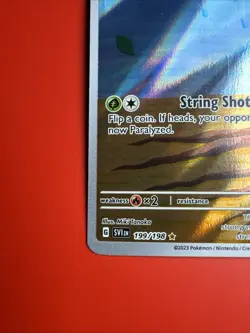 Pokemon Tarountula IR 199/198 SV01: Scarlet & Violet Base Set Holo - Image 2