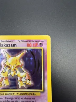 Alakazam 1/102 - Unlimited Holo - Base Set - MP - Image 5