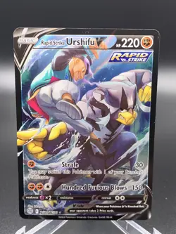 Rapid Strike Urshifu V TG20/TG30 Holo Brilliant Stars Trainer Gallery Pokemon NM - Image 1