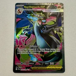 Pokemon Mega Charizard X EX Ultra Rare Holo 109/094 Me02 Phantasmal Flames NM - Image 1