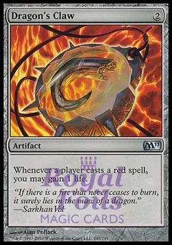 Dragon's Claw 1x FOIL MTG M11 Core Set Uncommon MINT artifact - Image 1