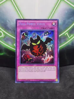 Yugioh Full Force Virus MP17-EN228 Secret Rare 1st Edition NM - Image 1