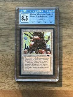 Antiquities Mishra’s Factory Spring C1 Magic The Gathering MTG CGC 8.5 - Image 1