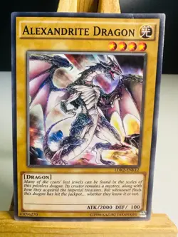 Alexandrite Dragon [LP] LDK2-ENK12 - 1996 Common - Unlimited Yugioh - Image 1