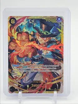 SABO 2024 ONE PIECE 500 YEARS IN THE FUTURE SECRET RARE OP07-118 Q5690 - Image 1