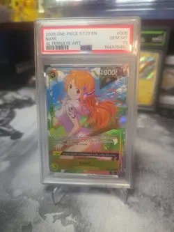 2026 ONE PIECE STARTER DECK ST29-EGGHEAD ALTERNATE ART #008 NAMI PSA 10 - Image 1