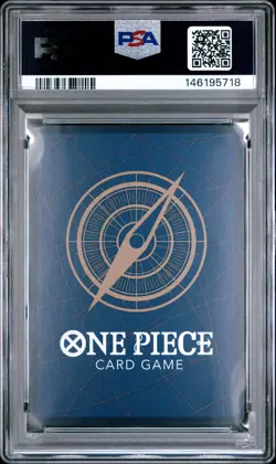 2024 ONE PIECE PREMIUM BOOSTER-THE BEST JOLLY ROGER FOIL MONKEY D. LUFFY PSA 10 - Image 2