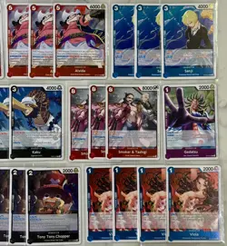 MASSIVE One Piece OP-15 ALL HOLO R RARE LOT X50 MONKEY D LUFFY NAMI NICO ROBIN - Image 3