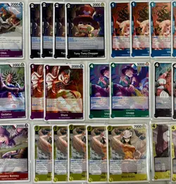 MASSIVE One Piece OP-15 ALL HOLO R RARE LOT X50 MONKEY D LUFFY NAMI NICO ROBIN - Image 5
