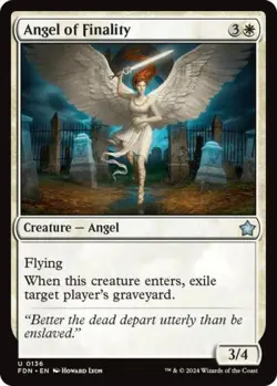 Angel of Finality - Near Mint MTG Foundations - Image 1