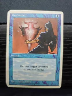 Unsummon MTG Core Set 4th Edition Regular - Image 1