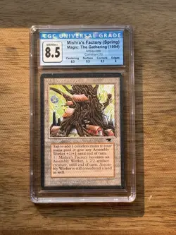 Antiquities Mishra’s Factory Spring C1 Magic The Gathering MTG CGC 8.5 - Image 1