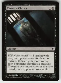MTG Tyrant's Choice C Conspiracy 30 LP - Image 1