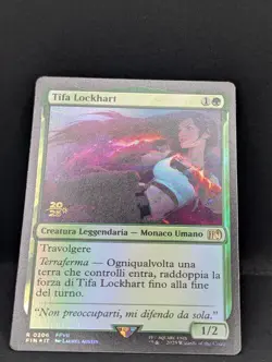 Tifa Lockhart FOIL MTG Magic Gathering FFVII Final Fantasy 7 Prerelease ITALIAN - Image 3
