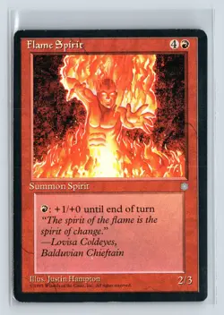 FLAME SPIRIT - MTG Magic the Gathering Card - Ice Age - Uncommon - Image 1