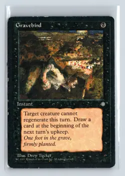 GRAVEBIND - MTG Magic the Gathering Card - Ice Age - Rare - Image 1