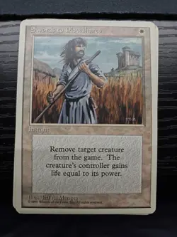 Swords to Plowshares MTG Core Set 4th Edition Regular - Image 1
