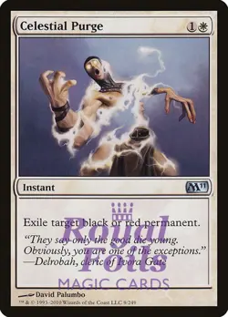 Celestial Purge 1x FOIL MTG M11 Core Set Uncommon MINT white - Image 1