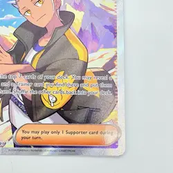 Pokemon Trainer Drayton 232/191 Surging Sparks Full Art Rare TCG Card 2024 NM - Image 5
