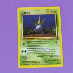 Pokemon Oddish 58/64 - ITALIAN Jungle WOTC - Never Played NM/M - Image 2