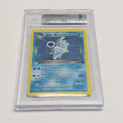 Pokemon Dark Blastoise #3 Team Rocket Holo Rare BGS 9 Mint - Image 1
