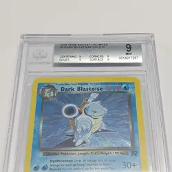 Pokemon Dark Blastoise #3 Team Rocket Holo Rare BGS 9 Mint - Image 4