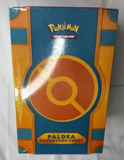 Paldea Adventure Chest Sealed Pokemon TCG (6 Packs 7 Promo Cards) - Image 1