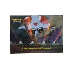 2000 Topps Pokemon Series 2 Episode CardEP18 Tentacool and Tentacruel Foil Holo - Image 1