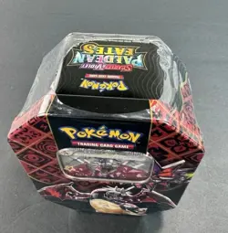 POKEMON FACTORY SEALED SCARLET & VIOLET PALDEAN FATES SHINY CHARIZARD SMALL TIN - Image 4