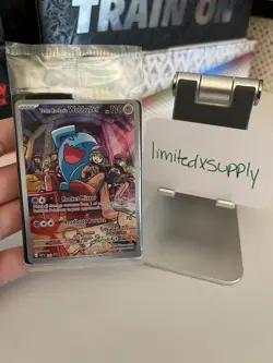 NEW Pokemon Center Exclusive Destined Rivals Team Rocket's Wobbuffet 203 Promo - Image 3
