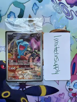 NEW Pokemon Center Exclusive Destined Rivals Team Rocket's Wobbuffet 203 Promo - Image 5