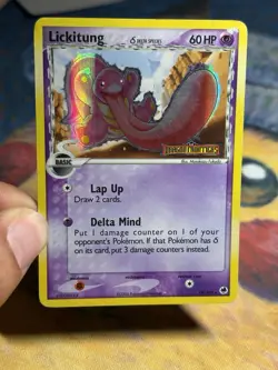 Lickitung 19/101 EX Dragon Frontiers Delta Species Stamped Reverse Holo Pokemon - Image 3