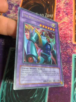 Yu-Gi-Oh! Evil Hero Lightning Golem GLAS-EN039 1st Edition Ultra Rare NM/LP - Image 2