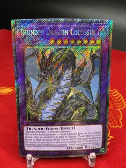Thunder Dragon Colossus (Platinum Secret Rare) RA03-EN036 Yugioh Bonanza LP - Image 1