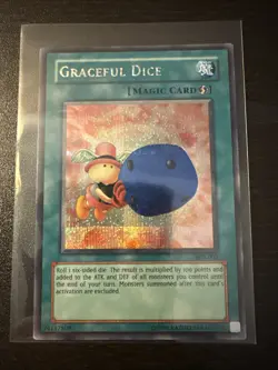 Yu-Gi-Oh! TCG Graceful Dice EDS-002 Prismatic Secret Rare - Image 1