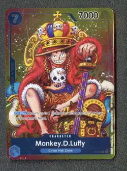 Monkey D Luffy 2nd Anniversary Stamped Promo P-043 One Piece Promotion - Image 1
