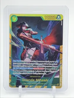 DRACULE MIHAWK 2026 ONE PIECE THE AZURE SEA'S SEVEN SECRET RARE Q5690 - Image 1