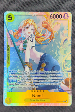 One Piece Nami EB03-053 SR Heroines Edition English Foil English - Image 1