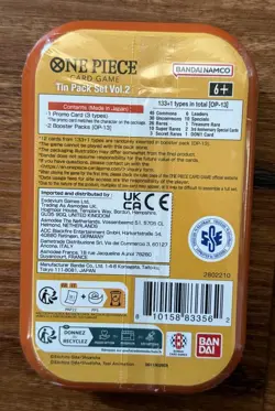 One Piece TCG Ace Tin Vol.2 2 OP-13 Packs English New Factory Sealed Bandai - Image 2